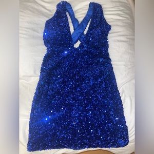 berlinnova sparkly dark blue dress